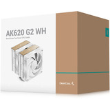 DeepCool AK620 G2 WH, Disipador de CPU blanco/Madera