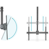 Digitus Soporte universal para TV de techo con ajuste telescópico de altura negro