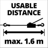 EINHELL Polipasto de palanca manual TC-LW 2000, Torno rojo