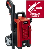 EINHELL TC-HP 130 Limpiadora de alta presión o Hidrolimpiadora Vertical Eléctrico 390 l/h Rojo, Hidrolimpiadora de alta presión rojo/Negro, Vertical, Eléctrico, 5 m, Alta presión, Rojo, 390 l/h