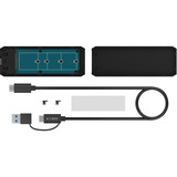 ICY BOX Spade Case 1805, Caja de unidades negro