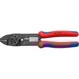 KNIPEX Alicates de engaste, Crimpadora rojo/Azul