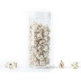 Keychron Gateron G Pro 3.0 Juego de interruptores blancos, Interruptor de botón blanco/Transparente