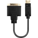 Lindy Adaptador base DisplayPort 1.2 a DVI-D negro