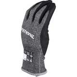 Makita Guantes de trabajo, talla M (8), resistencia al corte F/7 negro/Gris