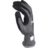 Makita Guantes de trabajo, talla M (8), resistencia al corte F/7 negro/Gris