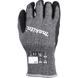 Makita Guantes de trabajo, talla M (8), resistencia al corte F/7 negro/Gris