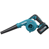 Makita Soplador a batería UB002GZ01 XGT, 40 voltios, Soplador de hojas azul/Negro