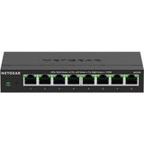 Netgear MS308 No administrado 2.5G Ethernet (100/1000/2500) Negro, Interruptor/Conmutador negro, No administrado, 2.5G Ethernet (100/1000/2500), Bidireccional completo (Full duplex), Montaje de pared