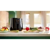 Philips 3000 series HD9270/96 freidora Sencillo 6,2 L 2000 W Freidora de aire caliente Negro negro, Freidora de aire caliente, 6,2 L, 1,2 kg, Rapid Air, 0,5 h, 60 °C