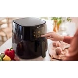 Philips 3000 series HD9270/96 freidora Sencillo 6,2 L 2000 W Freidora de aire caliente Negro negro, Freidora de aire caliente, 6,2 L, 1,2 kg, Rapid Air, 0,5 h, 60 °C