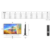 Philips 50PQS8501/12, TV QLED negro