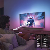 Philips 50PQS8501/12, TV QLED negro