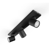 Philips Hue Spot triple White Ambiance Runner, Luz de LED negro