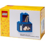 Room Copenhagen LEGO Regal Brick Shelf 8+4, Set, Estante azul