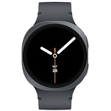 Samsung Galaxy Watch 8 3,81 cm (1.5") AMOLED 44 mm Digital 480 x 480 Pixeles Pantalla táctil Grafito Wifi GPS (satélite), SmartWatch gris oscuro, 3,81 cm (1.5"), AMOLED, Pantalla táctil, 32 GB, GPS (satélite), 34 g