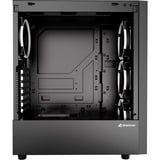 Sharkoon RGB WAVE reacondicionado, Cajas de torre negro