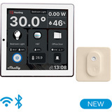 Shelly Wall Display + Shelly BLU H&T, Panel de control blanco