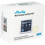 Shelly Wall Display + Shelly BLU H&T, Panel de control blanco