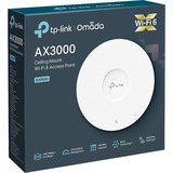 TP-Link Omada EAP650 punto de acceso inalámbrico 2976 Mbit/s Blanco Energía sobre Ethernet (PoE) blanco, 2,4 GHz, 5 GHz, 2976 Mbit/s, SNMP, SNMPv2, SNMPv3, SSH, WPA-Enterprise, WPA-PSK, WPA2-Enterprise, WPA2-PSK, WPA3-Enterprise,..., 10,100,1000 Mbit/s