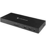 Toshiba Dynabook USB-C Dock reacondicionado, Estación de acoplamiento negro