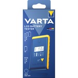 VARTA Probador de baterías digital LCD AA / AAA / C / D / E, Instrumento de medición azul