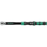 Wera Llave dinamométrica con trinquete reversible Click-Torque Lock C 3, Llave de torsión negro/Verde