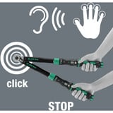 Wera Llave dinamométrica con trinquete reversible Click-Torque Lock C 3, Llave de torsión negro/Verde