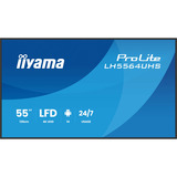 iiyama LH5564UHS-B1AG, Pantalla de gran formato negro (mate)