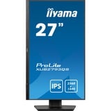 iiyama ProLite XUB2793QS-B7 pantalla para PC 68,6 cm (27") 2560 x 1440 Pixeles Quad HD LED Negro, Monitor LED negro (mate), 68,6 cm (27"), 2560 x 1440 Pixeles, Quad HD, LED, 1 ms, Negro
