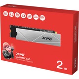 ADATA GAMMIX S60 2 TB M.2 PCI Express 4.0 NVMe 3D NAND, Unidad de estado sólido 2 TB, M.2, 5000 MB/s