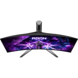 AOC AGON PRO AG346UCD pantalla para PC 86,4 cm (34") 3440 x 1440 Pixeles Wide Quad HD QD-OLED Negro, Gris, Monitor de gaming gris oscuro/Negro, 86,4 cm (34"), 3440 x 1440 Pixeles, Wide Quad HD, QD-OLED, 0,03 ms, Negro, Gris