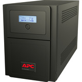 APC Easy UPS SMV sistema de alimentación ininterrumpida (UPS) Línea interactiva 1,5 kVA 1050 W 6 salidas AC negro, Línea interactiva, 1,5 kVA, 1050 W, Seno, 160 V, 295 V