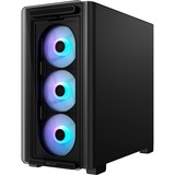 ASUS A23 PLUS TG ARGB BLACK Negro, Cajas de torre negro, PC, Negro, micro ATX, Mini-ITX, Multi, 16,5 cm, 38 cm