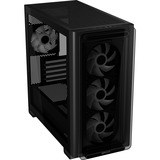ASUS A23 PLUS TG ARGB BLACK Negro, Cajas de torre negro, PC, Negro, micro ATX, Mini-ITX, Multi, 16,5 cm, 38 cm