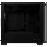 ASUS A23 PLUS TG ARGB BLACK Negro, Cajas de torre negro, PC, Negro, micro ATX, Mini-ITX, Multi, 16,5 cm, 38 cm