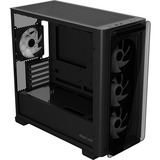 ASUS A23 PLUS TG ARGB BLACK Negro, Cajas de torre negro, PC, Negro, micro ATX, Mini-ITX, Multi, 16,5 cm, 38 cm