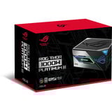 ASUS ROG -THOR-1000P3-GAMING unidad de fuente de alimentación 1000 W 20+4 pin ATX ATX Negro, Fuente de alimentación de PC negro, 1000 W, 100 - 240 V, Activo, 125 W, 1000 W, 125 W