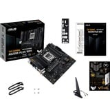 ASUS TUF GAMING A620M-PLUS WIFI AMD A620 Zócalo AM5 micro ATX, Placa base AMD, Zócalo AM5, AMD Ryzen 7000 Series, DDR5-SDRAM, 128 GB, Doble canal