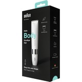 Braun BS1000 Blanco, Depiladores blanco/Cromado, Blanco, Cilindro, Batería, AA, Alcalino, 114 g