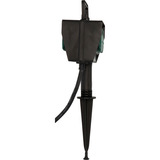 Brennenstuhl 1154450 toma de corriente Negro, Regleta negro, Negro, IP44, 16 A