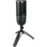 CHERRY UM 3.0 Negro Micrófono de superficie para mesa negro, Micrófono de superficie para mesa, 24 bit, 96 kHz, 120 dB, Cardioide, Alámbrico