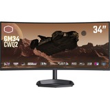 Cooler Master GM34-CWQ2, Monitor LED negro