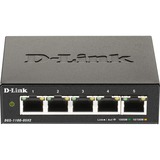 D-Link DGS-1100-05V2/E switch Gestionado L2 Gigabit Ethernet (10/100/1000) Negro, Interruptor/Conmutador Gestionado, L2, Gigabit Ethernet (10/100/1000)