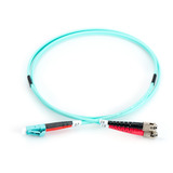 Digitus Cable de parche LWL, dúplex, conector LC > ST, multimodo OM3 turquesa