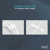 Digitus Cable de silicona USB 2.0 USB-A > Lightning, certificado MFI blanco