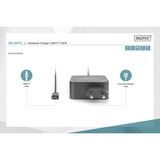 Digitus Cargador para portátil DA-10071, USB-C, 65 vatios negro