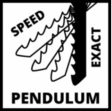 EINHELL Sierra de calar TC-JS 80/1 rojo/Negro