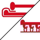 EINHELL TC-OS 18/187 Li-Solo, Lijadora orbital rojo/Negro