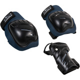 HUDORA Set de protectores biomecánicos Comfort azul/Negro